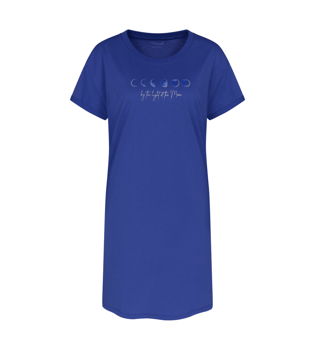 Triumph blå kortermet nattkjole