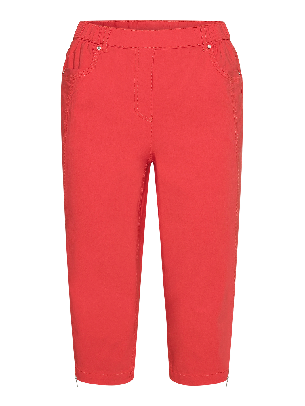 Brandtex denim røde kortbukser