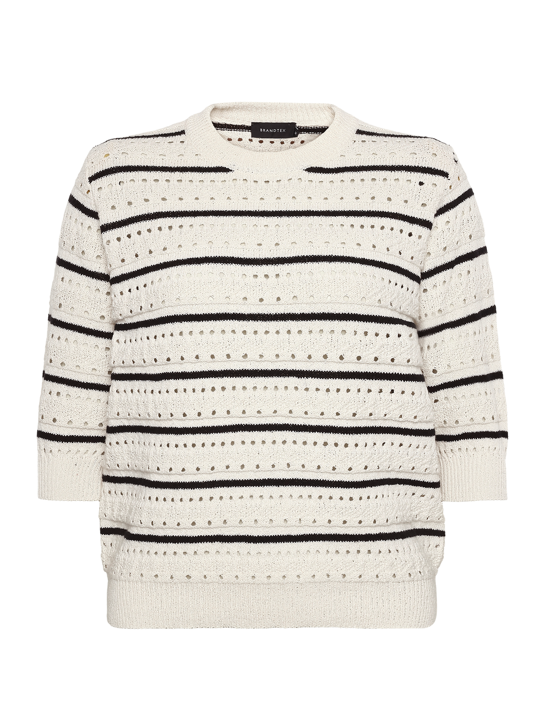 Brandtex strikket topp med striper