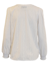 Last inn bildet i Galleri-visningsprogrammet, Brandtex offwhite blondebluse
