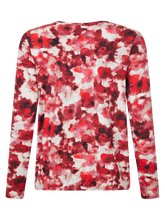 Last inn bildet i Galleri-visningsprogrammet, Brandtex salsa rød-mønstrete topp
