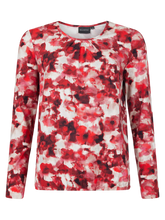 Last inn bildet i Galleri-visningsprogrammet, Brandtex salsa rød-mønstrete topp
