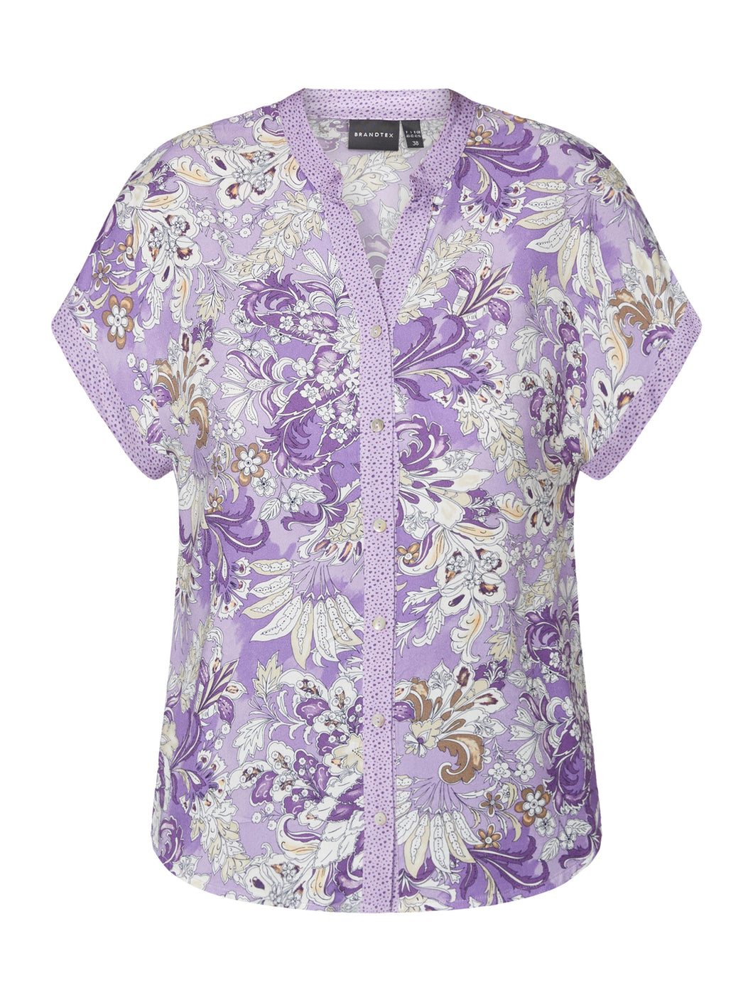 Brandtex lavendel viskosebluse